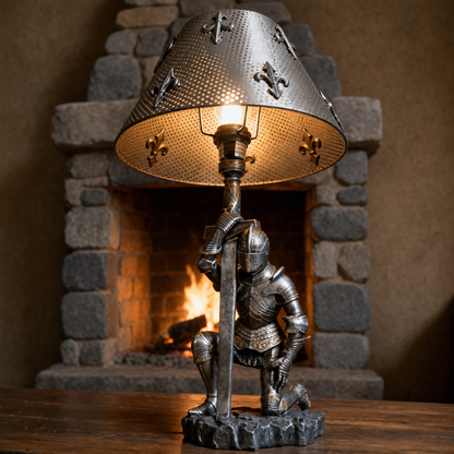Medieval Knight Lamp